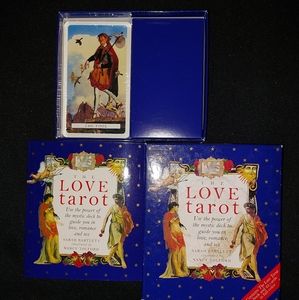 The love tarot deck and book set 1995 Unused NIB